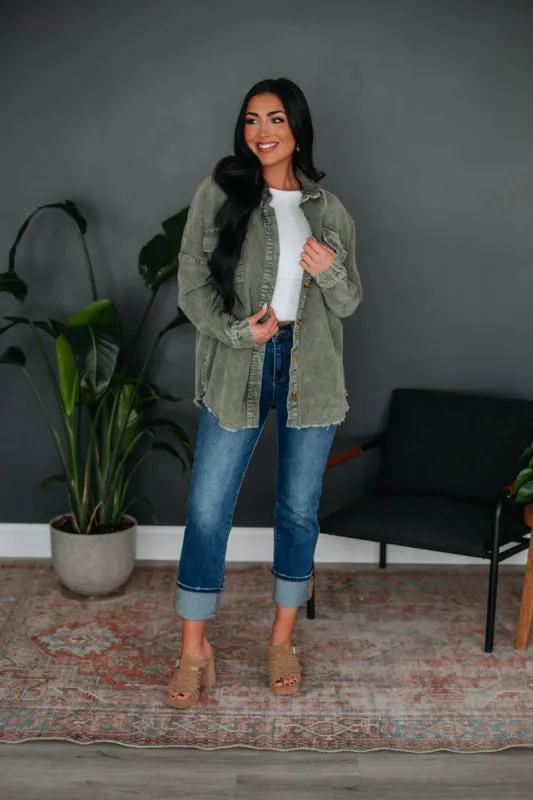 Maryanne Corduroy Shacket sold by Wild Oak Boutique