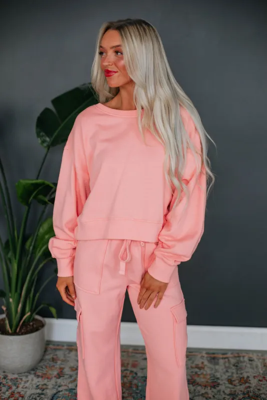 Do Not Disturb Sweatshirt - Flamingo sold by Wild Oak Boutique