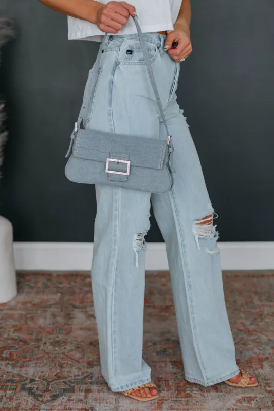 Denim Dreams Handbag sold by Wild Oak Boutique