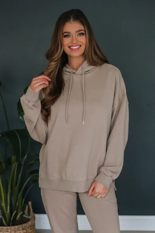 Do Not Disturb Hoodie - Mocha sold by Wild Oak Boutique