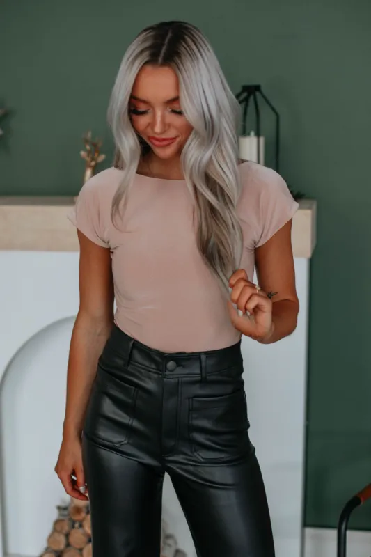 Sally Bodysuit - Taupe sold by Wild Oak Boutique