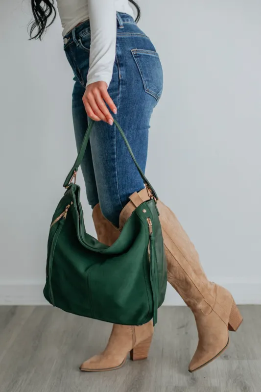 One Of A Kind Handbag - Emerald sold by Wild Oak Boutique