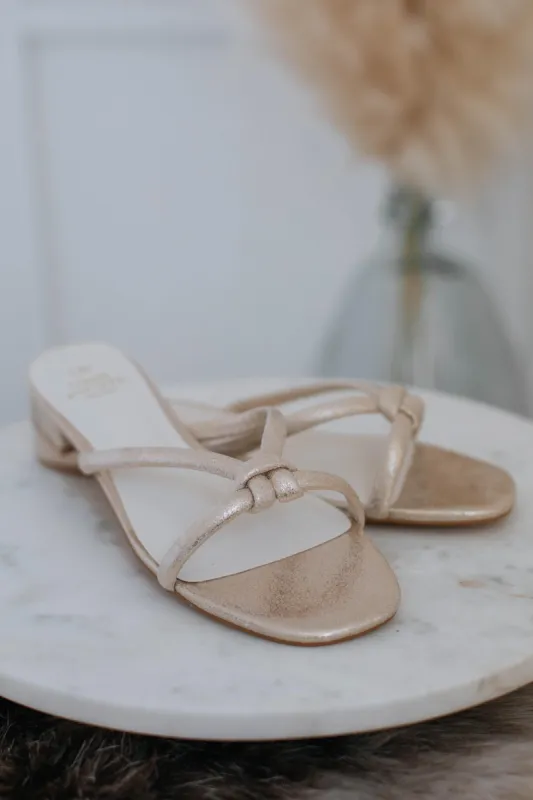 Resort Ready Sandals - Gold sold by Wild Oak Boutique