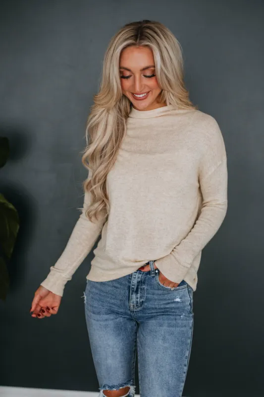 Kesy Lightweight Sweater - Natural sold by Wild Oak Boutique