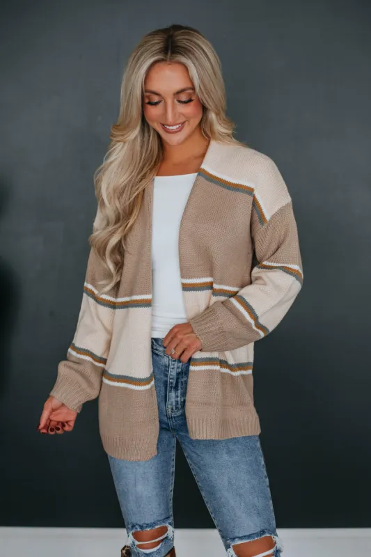 Marco Striped Cardigan sold by Wild Oak Boutique