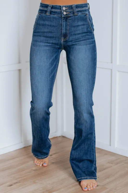 Jaclyn Kan Can Bootcut Jeans sold by Wild Oak Boutique