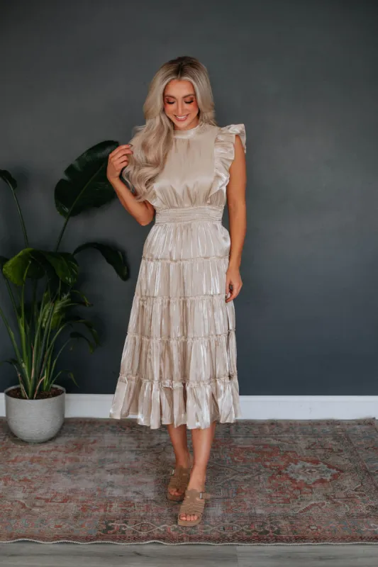 Solita Midi Dress sold by Wild Oak Boutique