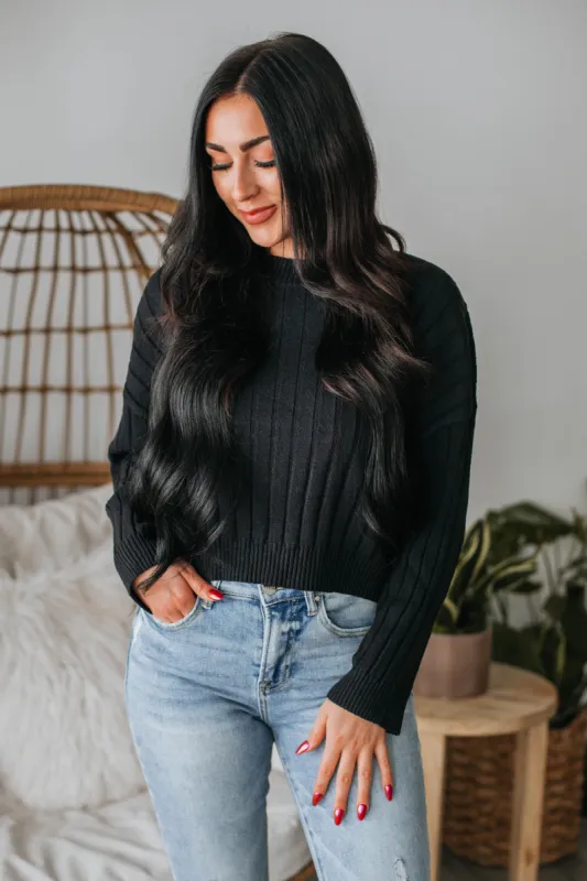 Callum Sweater - Black sold by Wild Oak Boutique