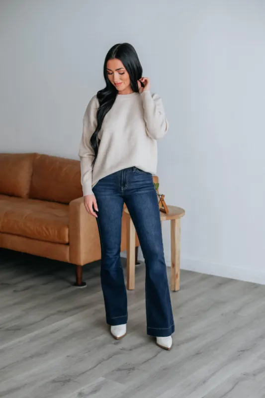 Kelsey Sweater - Beige sold by Wild Oak Boutique