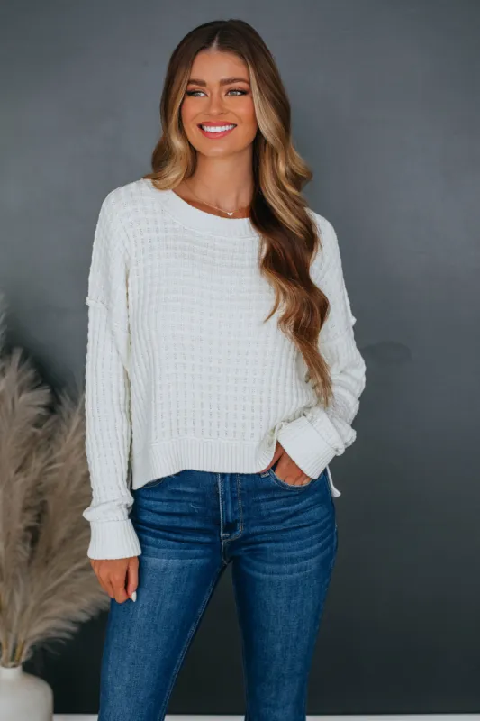 Adelaide Sweater - Ivory sold by Wild Oak Boutique