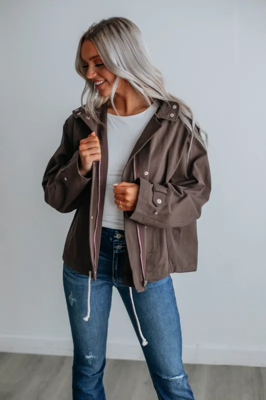 Timara Jacket - Ash sold by Wild Oak Boutique