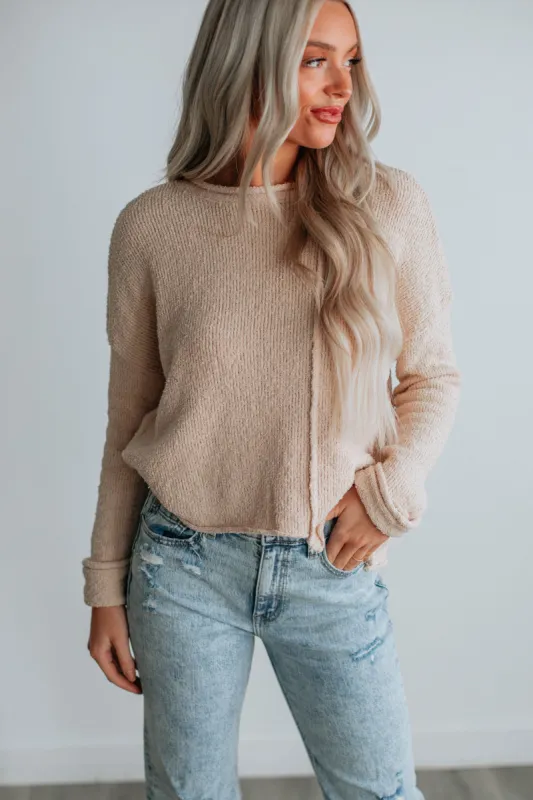 Higgens Sweater - Natural sold by Wild Oak Boutique