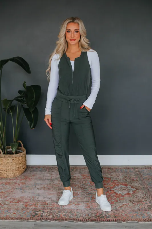 Karalina Active Jumpsuit sold by Wild Oak Boutique