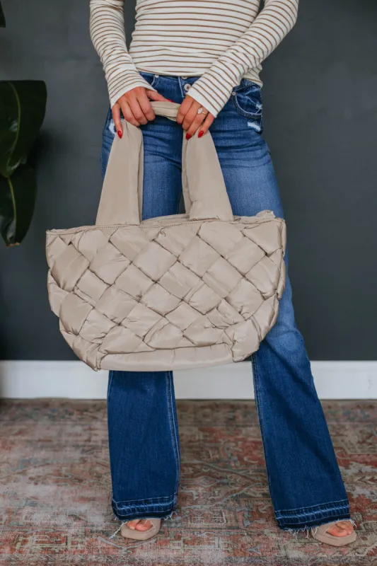 All You Need Tote Bag - Nude sold by Wild Oak Boutique