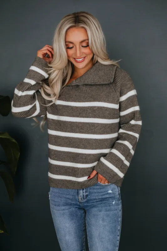 Danna Striped Sweater sold by Wild Oak Boutique