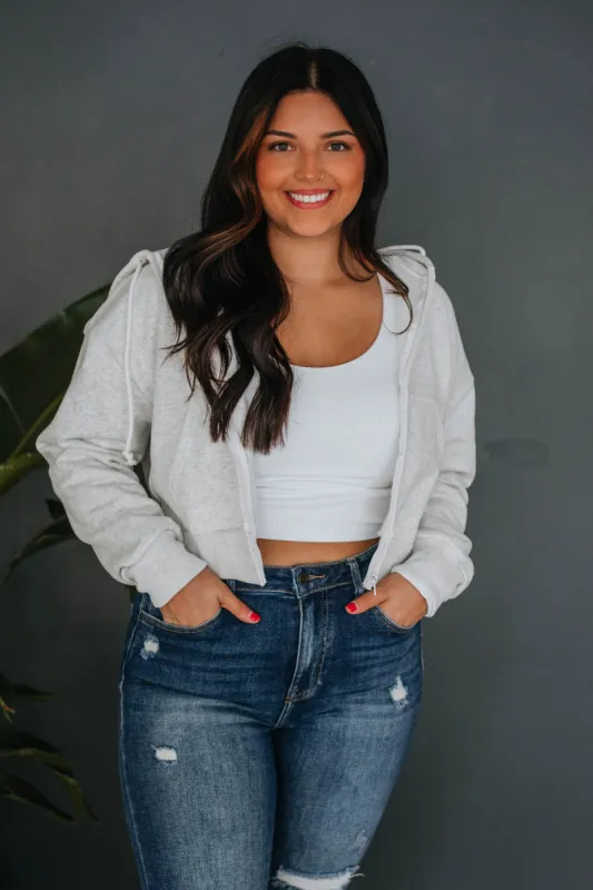 Taniya Zip-Up Hoodie sold by Wild Oak Boutique