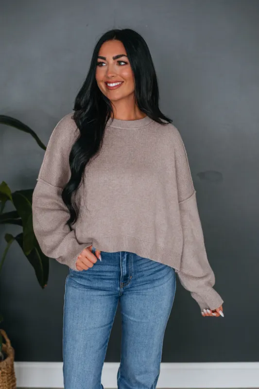 Liana Sweater - Latte sold by Wild Oak Boutique