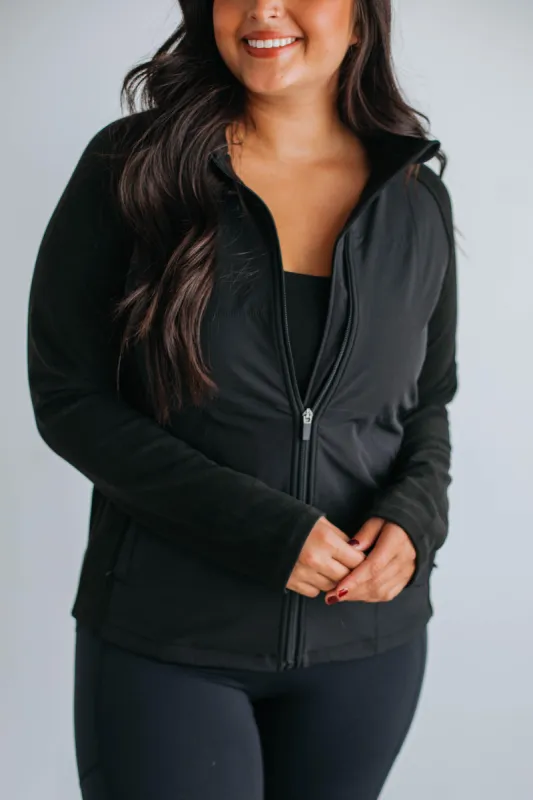 Matilda Contrast Jacket - Black sold by Wild Oak Boutique