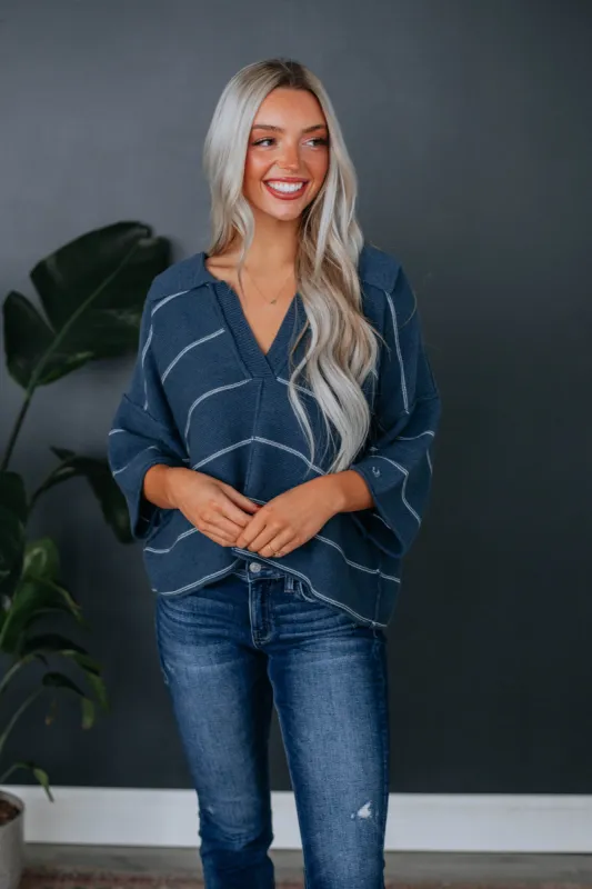 Camdyn Sweater Top sold by Wild Oak Boutique