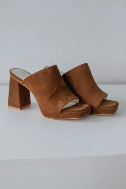 Stepping Out Heels - Mocha sold by Wild Oak Boutique