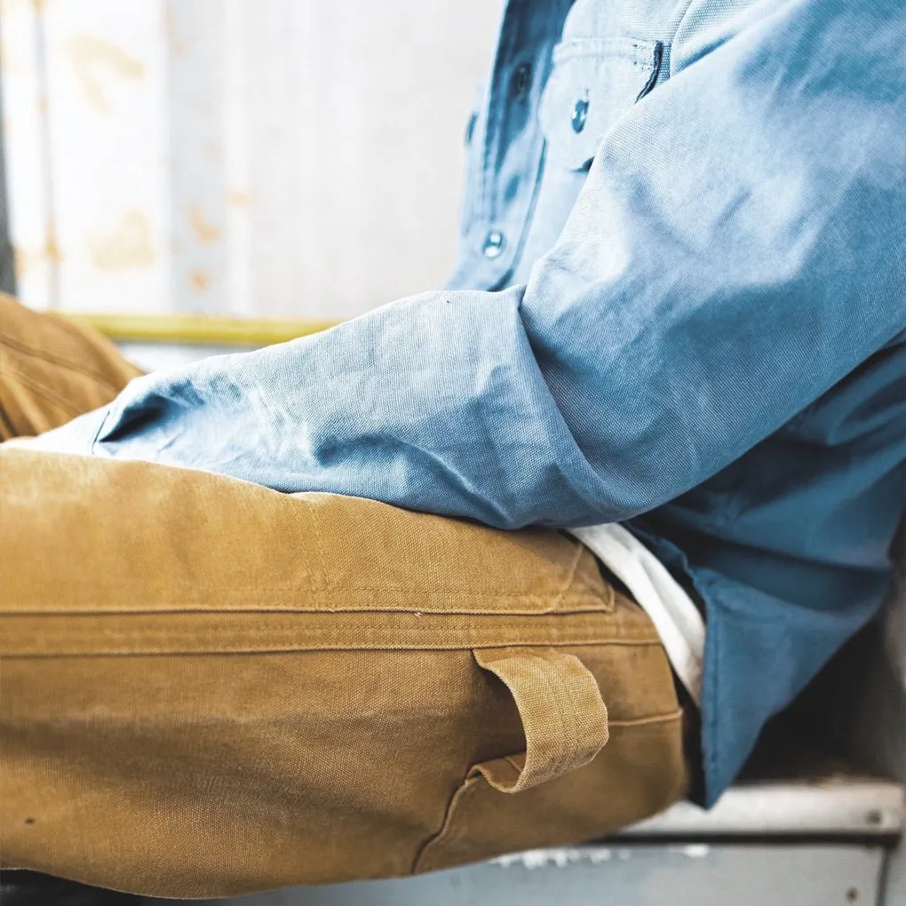 Walsh Work Shirt - 8 oz. Brushed Canvas - Atlantic sold by Grown & Sewn product image thumbnail 4