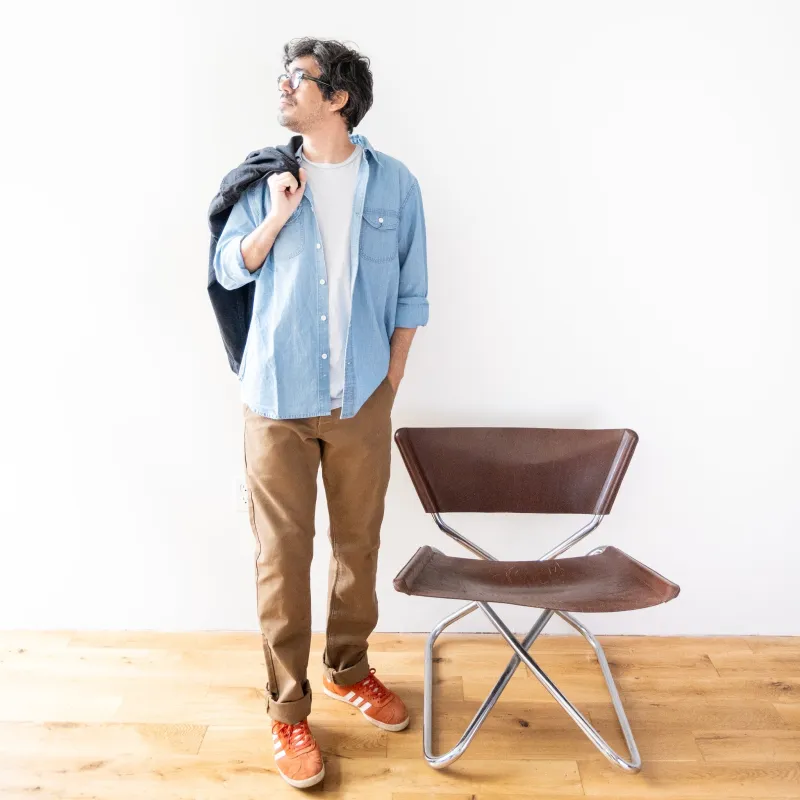 Walsh Work Shirt - 6 oz Bleached Chambray sold by Grown & Sewn