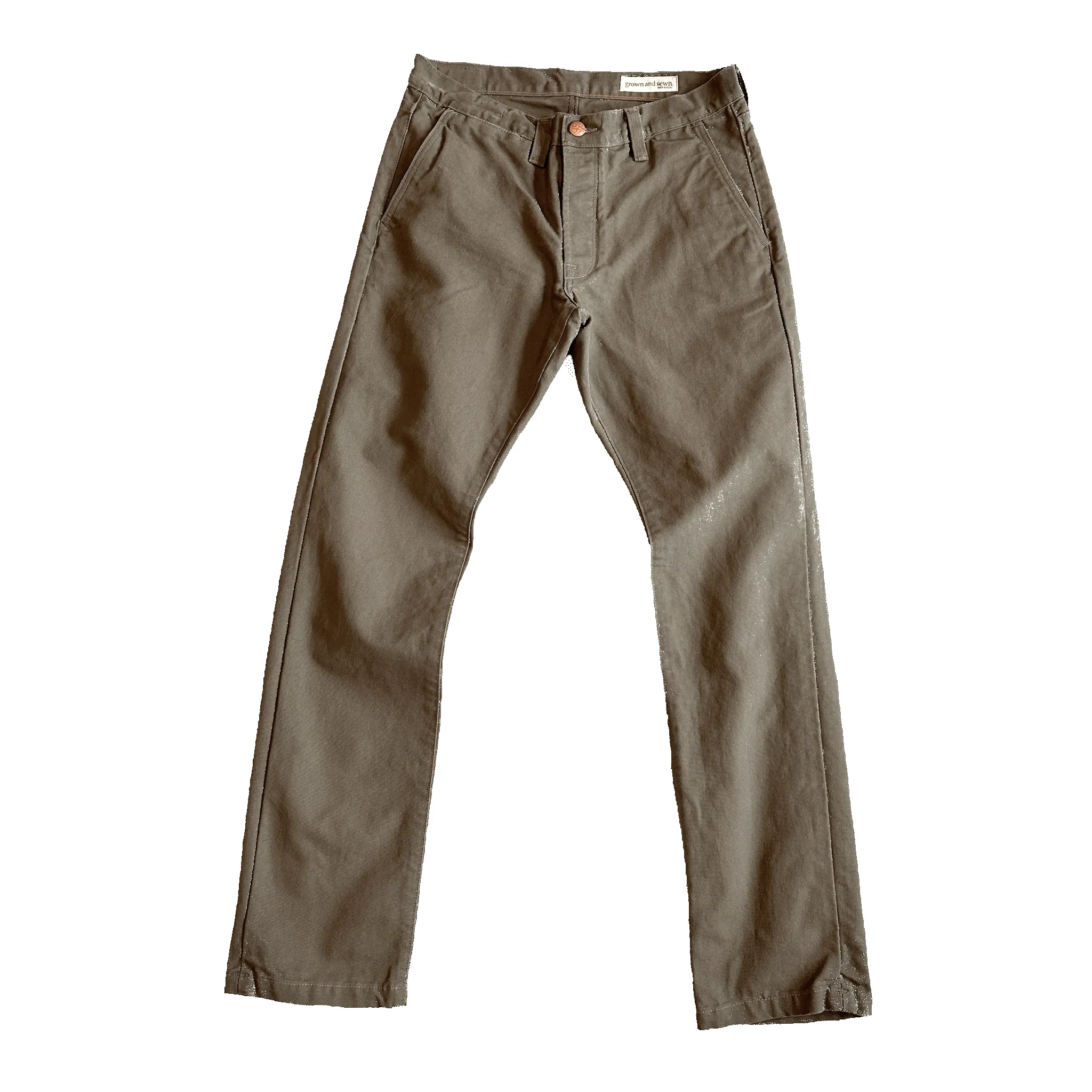( Blemish )Foundation Canvas Pant - Moss sold by Grown & Sewn