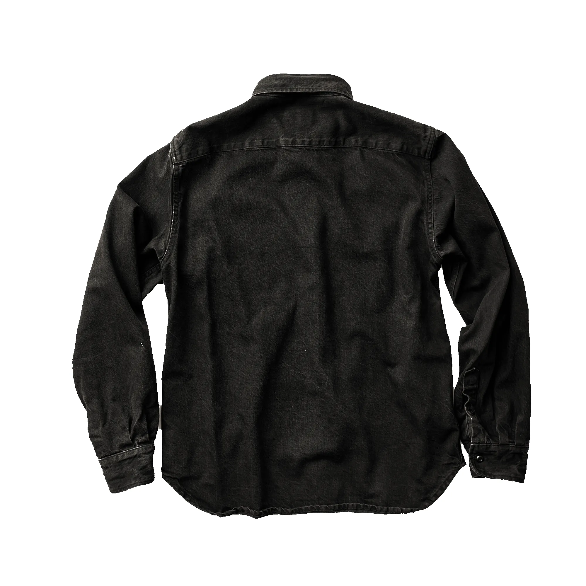 ( Blemish ) Walsh Work Shirt - 11.5oz - Cone Mills White Oak Black Denim sold by Grown & Sewn product image thumbnail 2