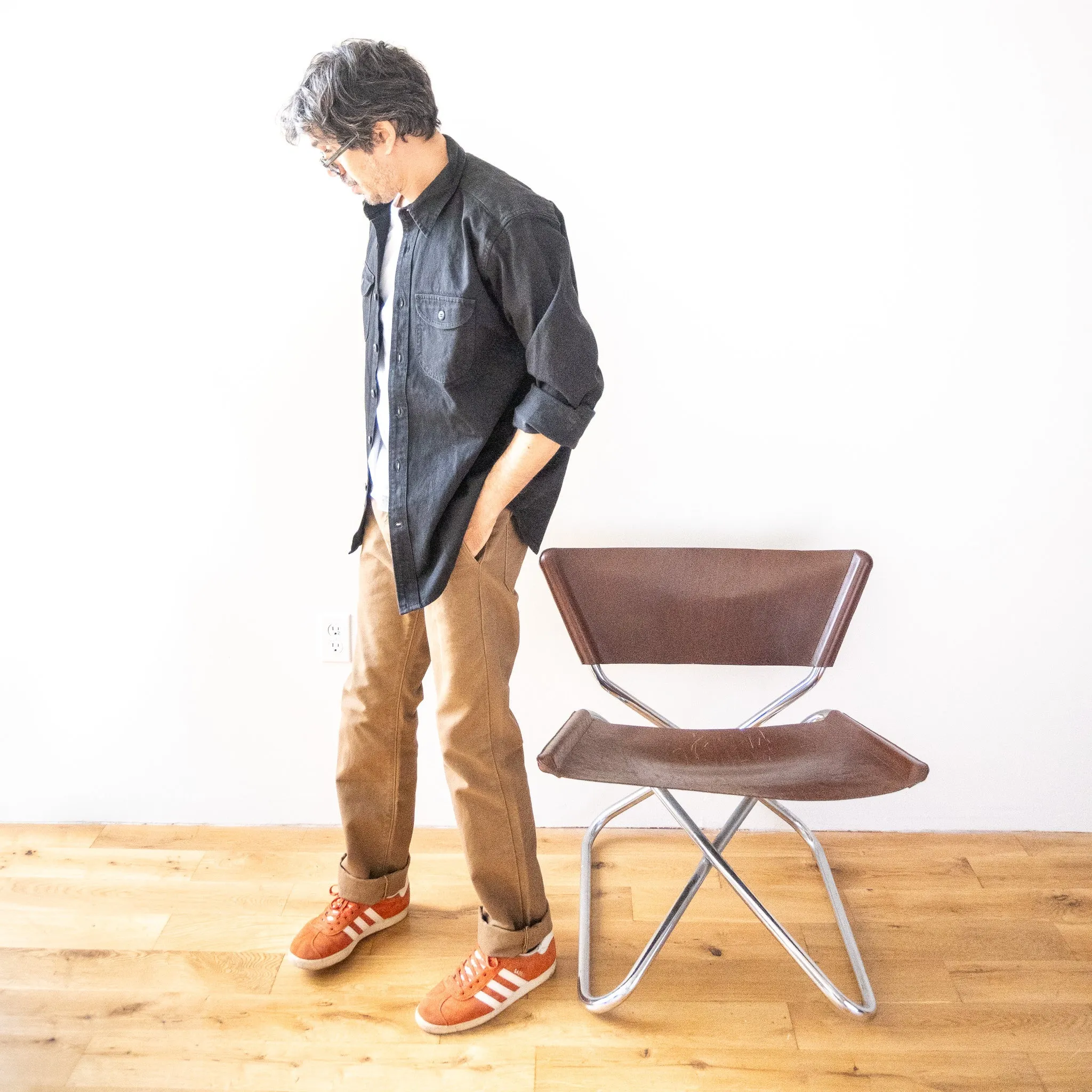 Walsh Cone Mills White Oak Black Denim Shirt sold by Grown & Sewn product image thumbnail 4