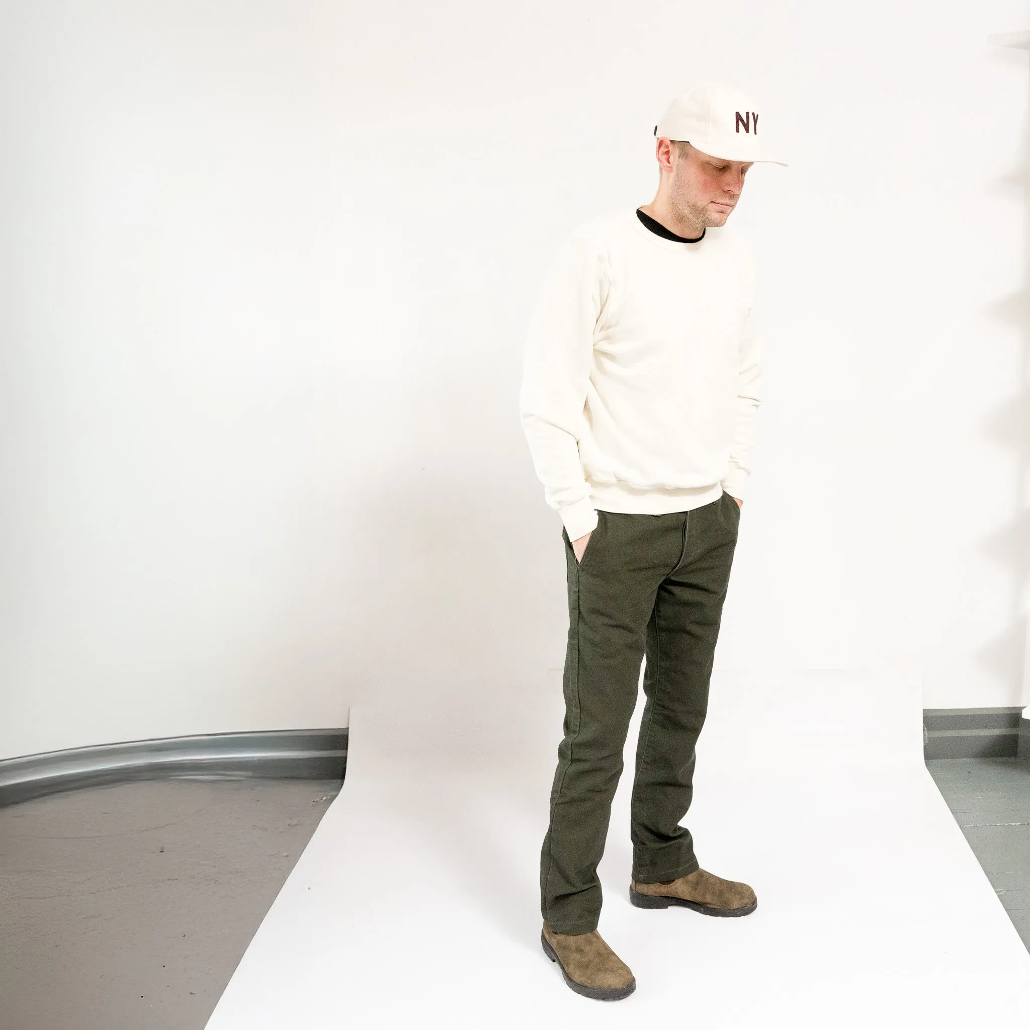 Foundation Canvas Pant - Evergreen sold by Grown & Sewn