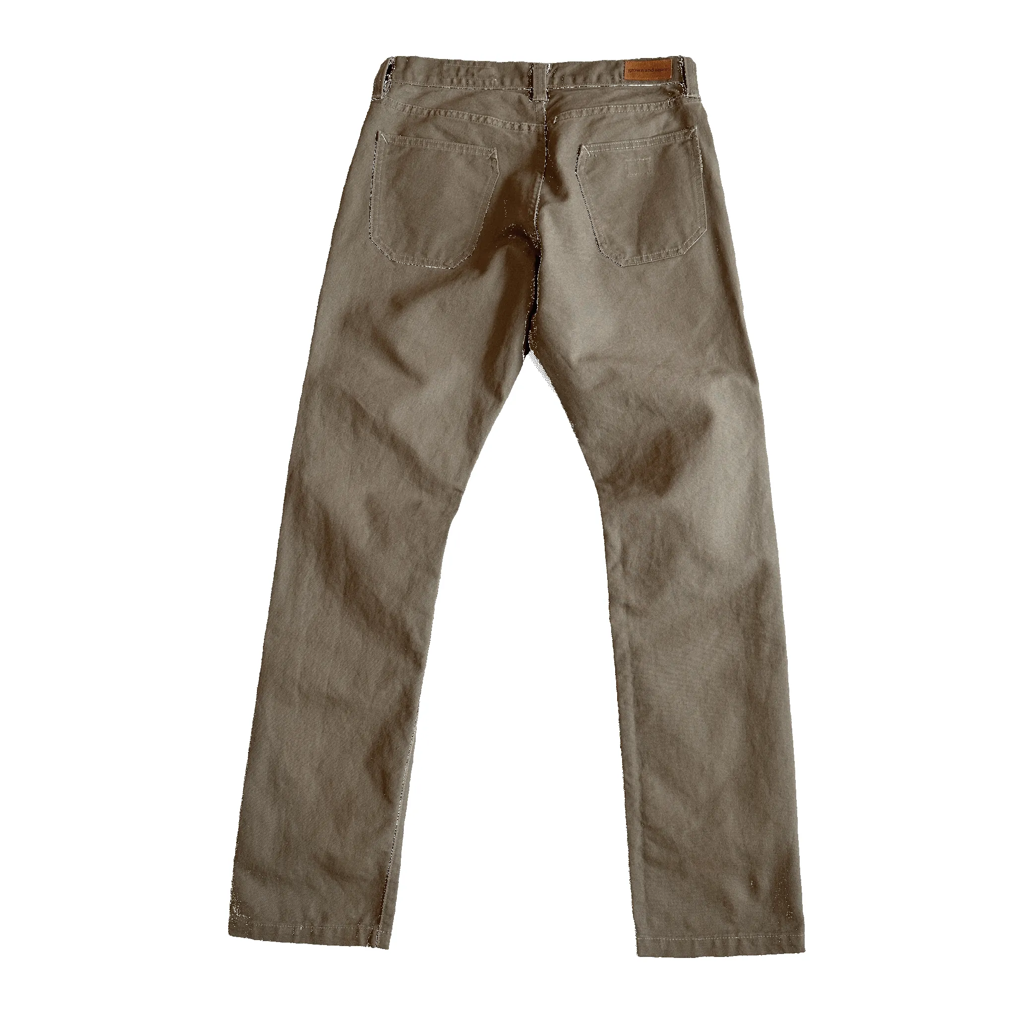 Foundation Canvas Pant - Moss sold by Grown & Sewn product image thumbnail 3