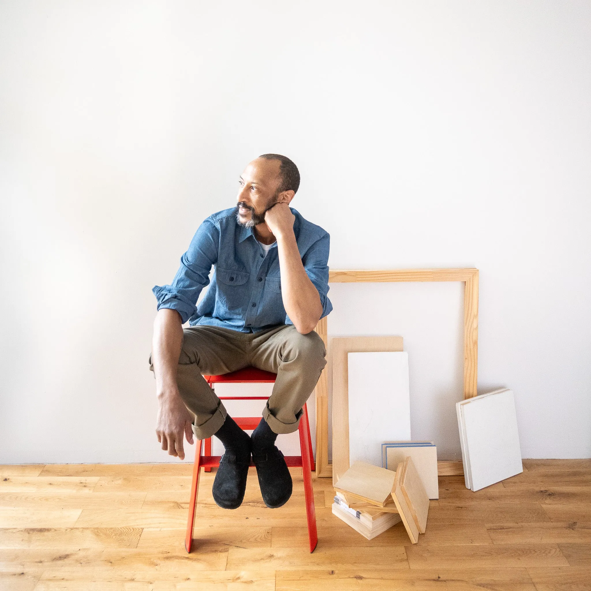 Foundation Canvas Pant - Moss sold by Grown & Sewn