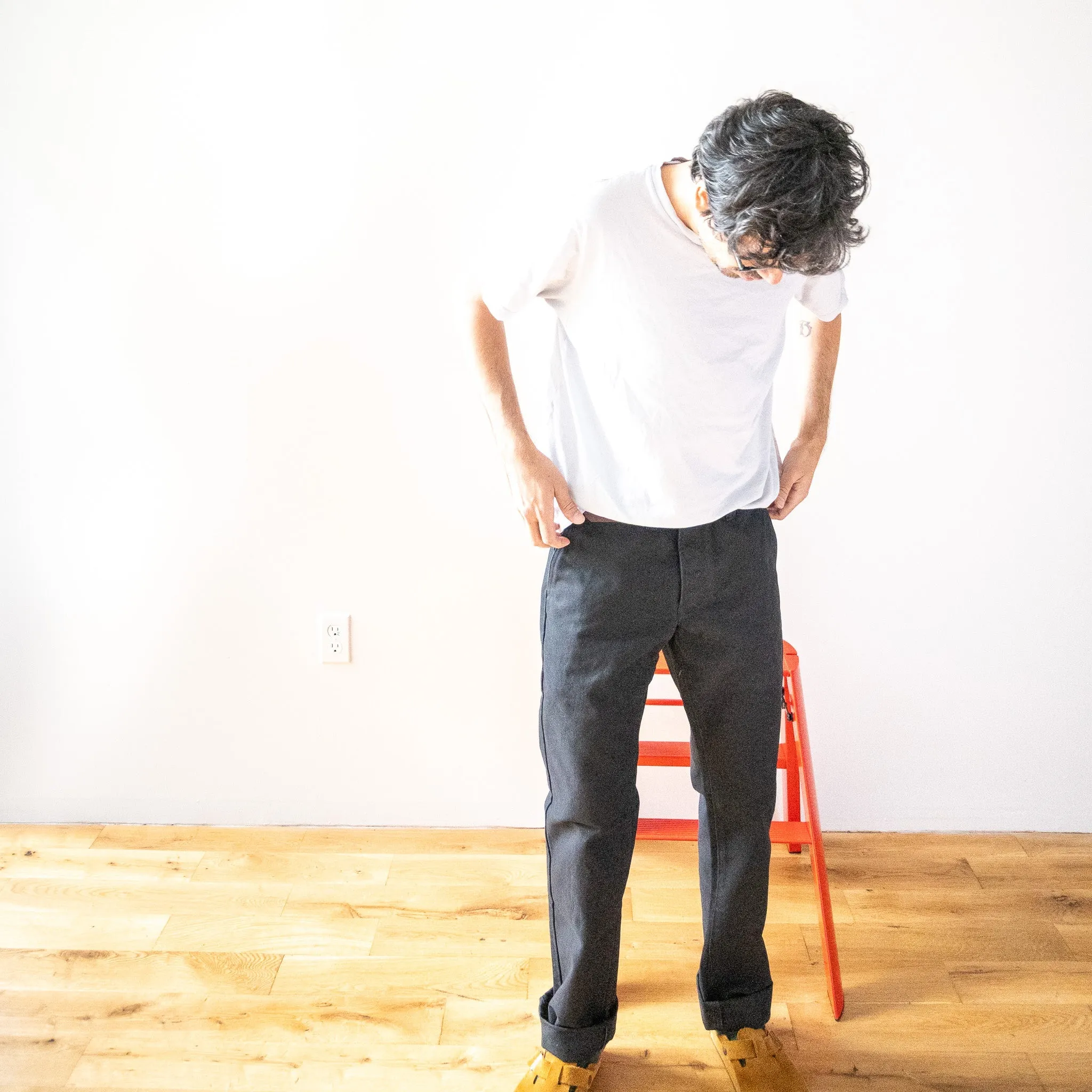 Lightweight Ringspun Short Sleeve Tee - White sold by Grown & Sewn product image thumbnail 4