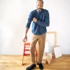 French Terry Sweatshirt - Navy sold by Grown & Sewn