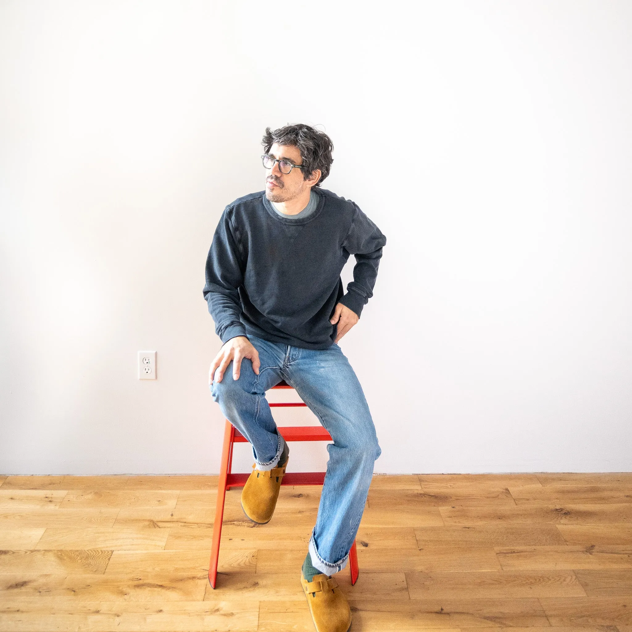 French Terry Sweatshirt - Black sold by Grown & Sewn