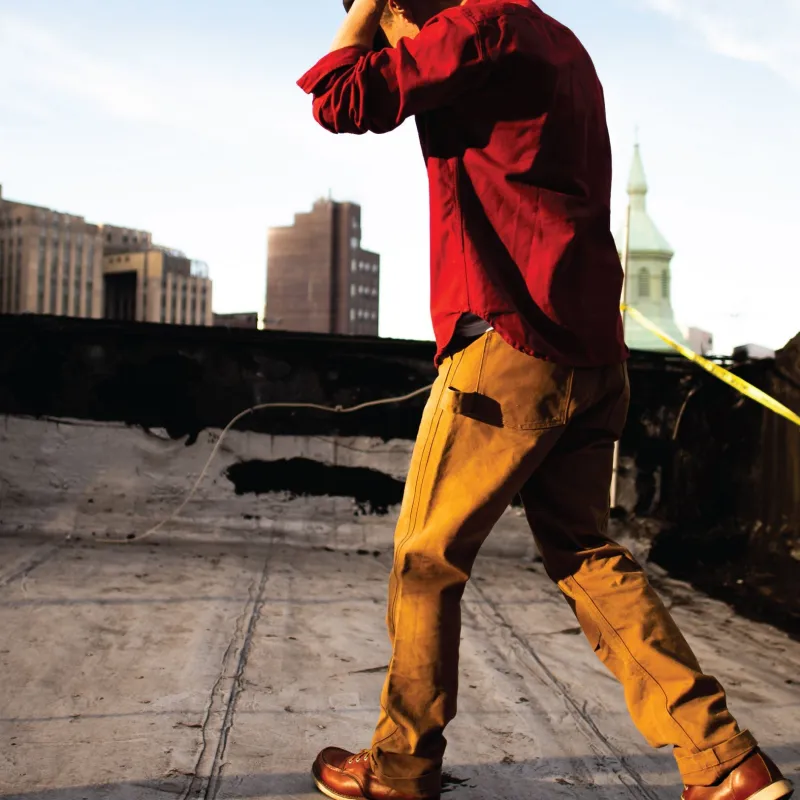 Union Double Knee Work Pant - Barley sold by Grown & Sewn
