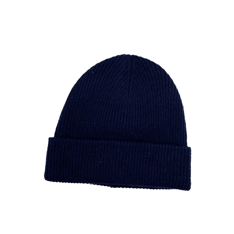 Merino Wool / Cashmere Beanie - Navy sold by Grown & Sewn