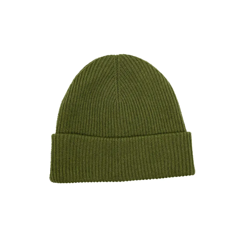 Merino Wool / Cashmere Beanie - Moss sold by Grown & Sewn