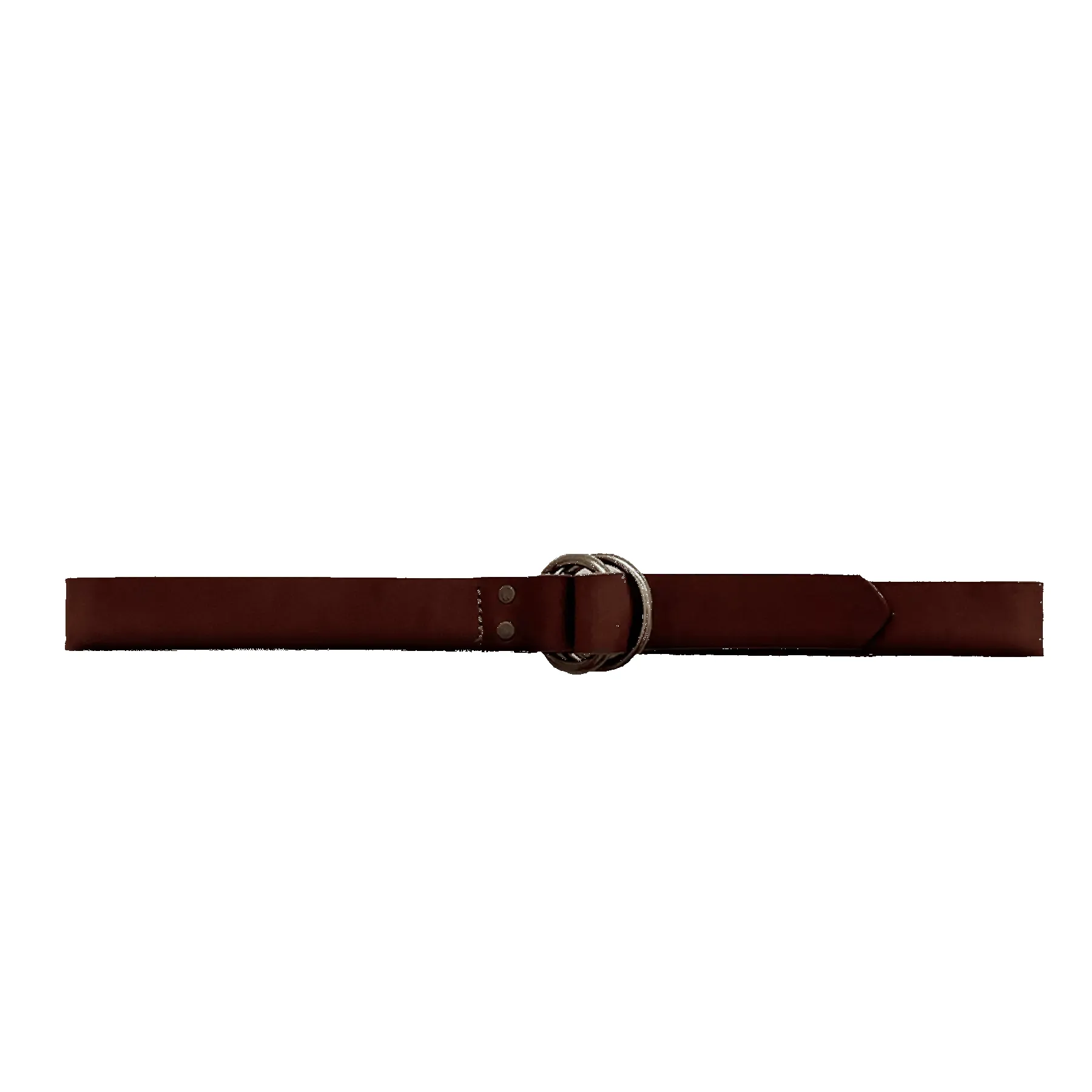 O-Ring Signature Leather Belt - Brown sold by Grown & Sewn