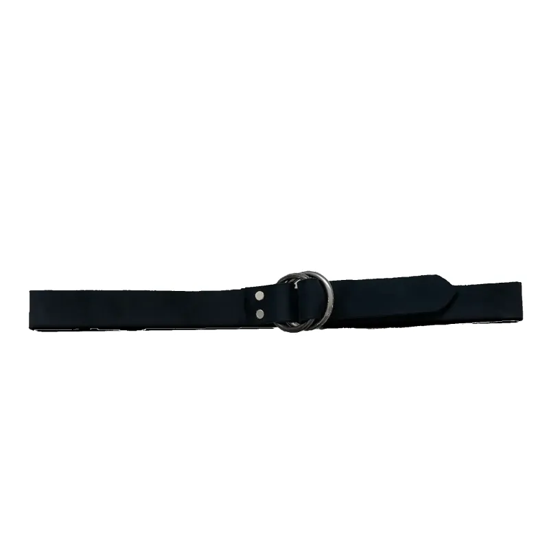 O-Ring Signature Leather Belt - Black sold by Grown & Sewn