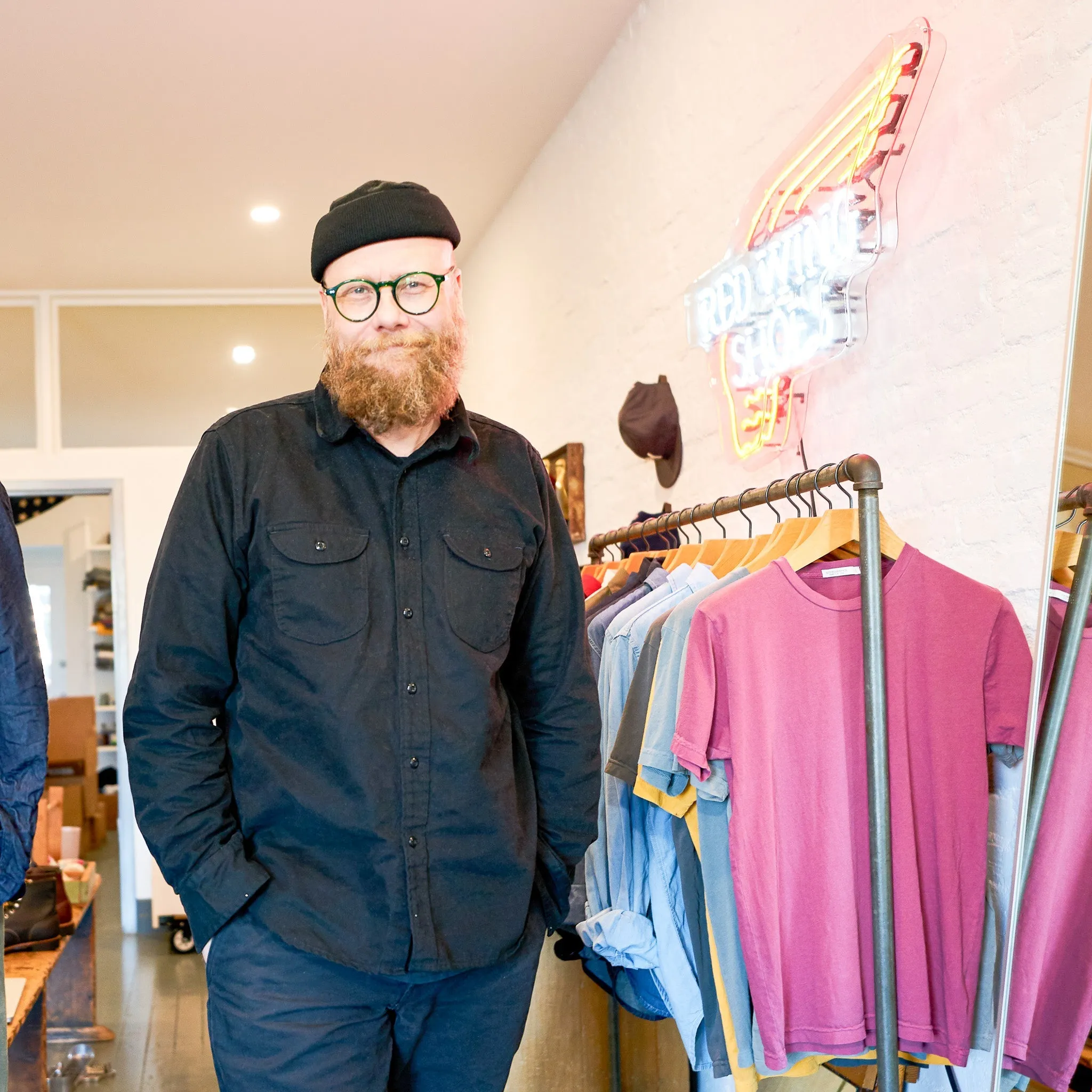 Walsh Work Shirt - 8 oz. Brushed Canvas - Black sold by Grown & Sewn