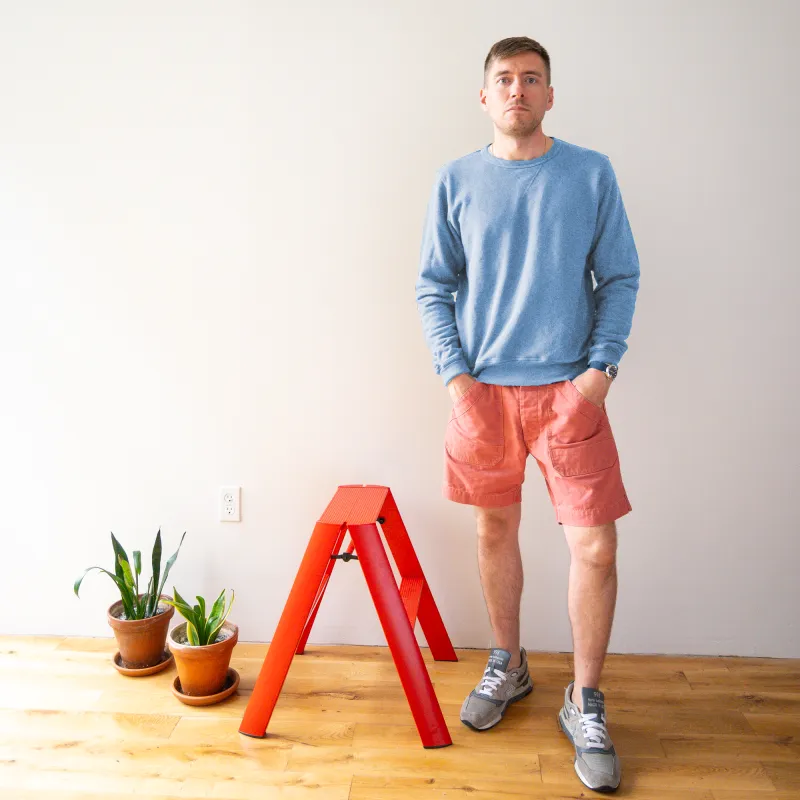 French Terry Sweatshirt - Pacific Ocean Blue sold by Grown & Sewn