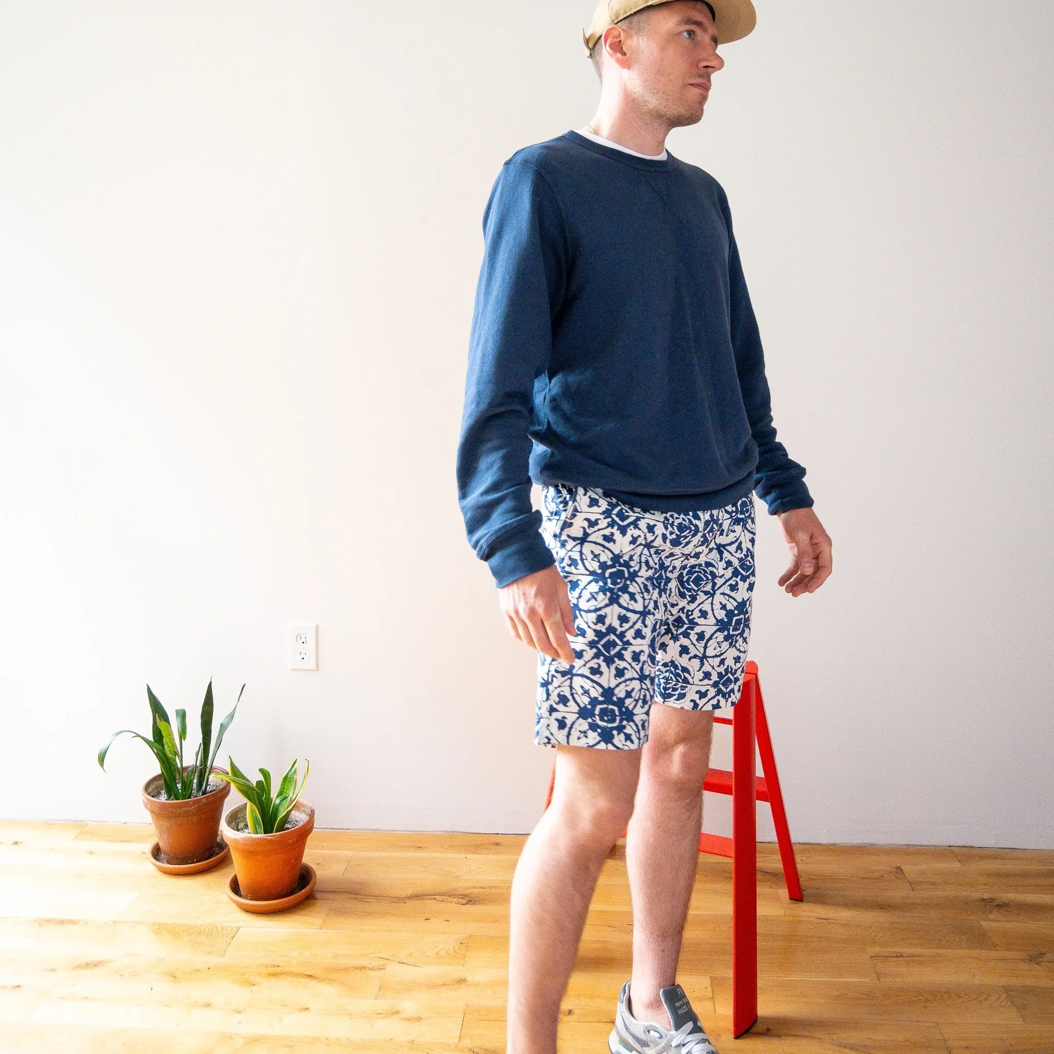 Hampton Classic Short - Batik Floral sold by Grown & Sewn product image thumbnail 3