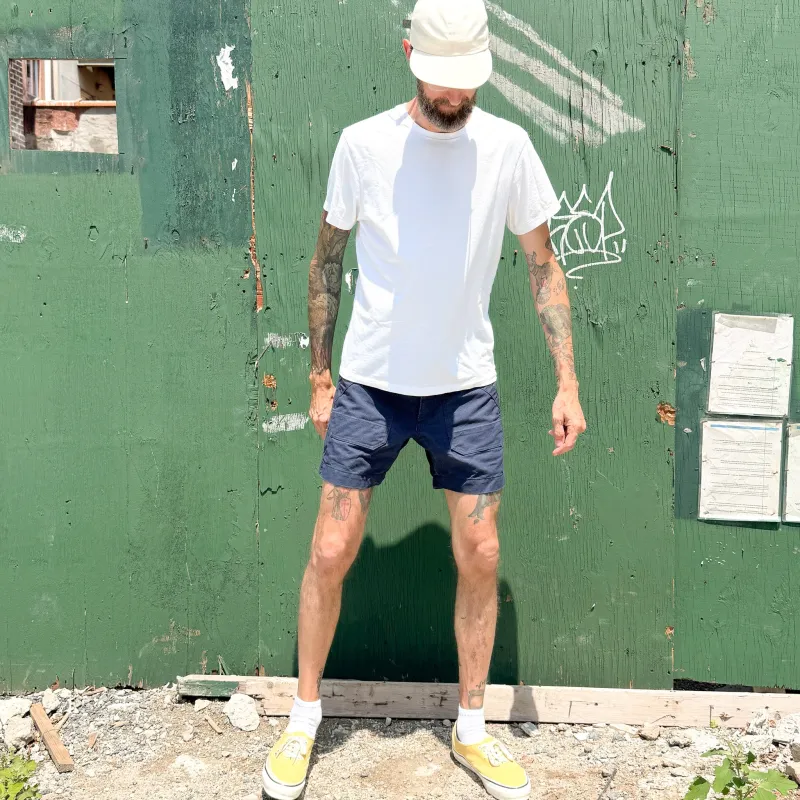 Ranger Cotton Canvas Short - Rocky Mountain Blue sold by Grown & Sewn