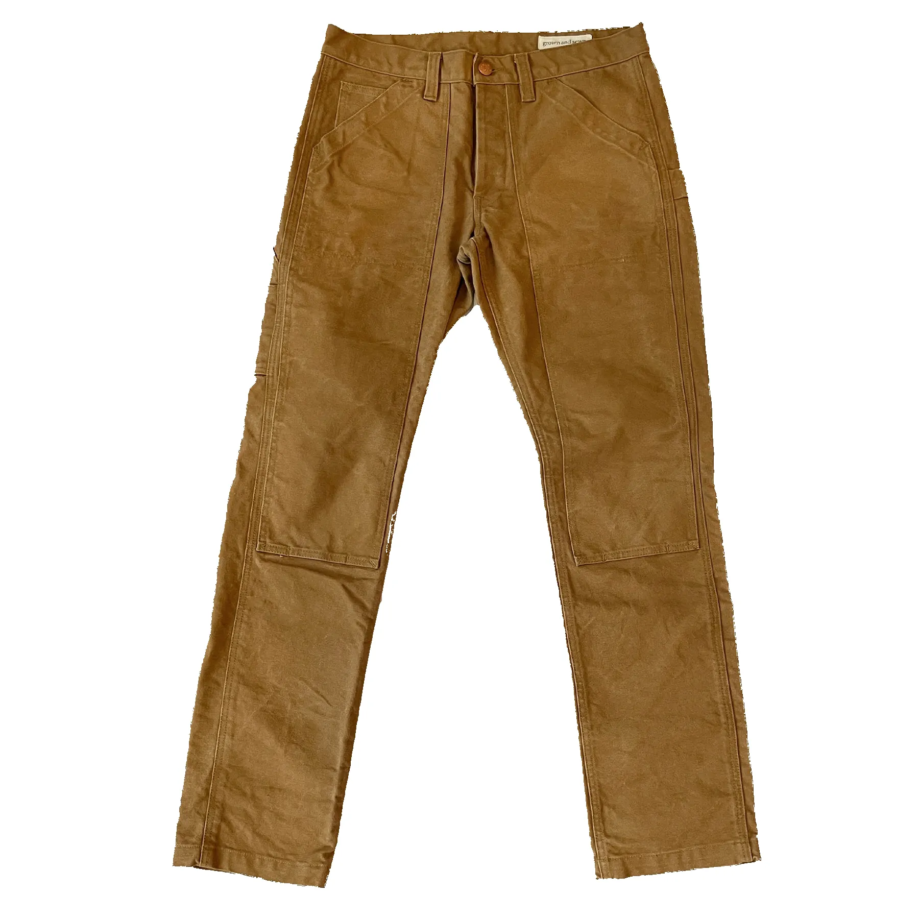 Union Double Knee Work Pant - Camel sold by Grown & Sewn product image thumbnail 3
