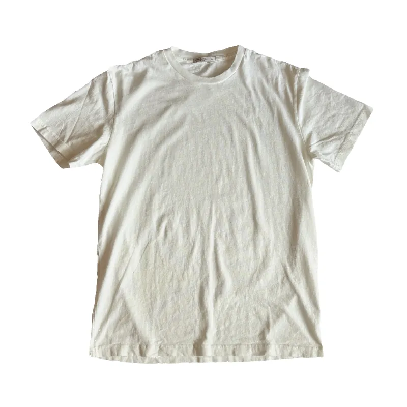 Mid Weight Short Sleeve Tee - Wimbledon White sold by Grown & Sewn