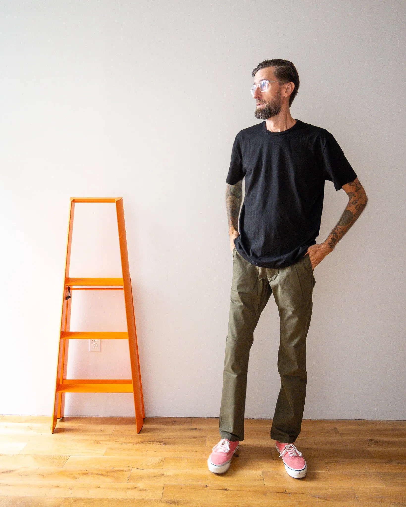 Mid Weight Short Sleeve Tee - Black sold by Grown & Sewn product image thumbnail 3