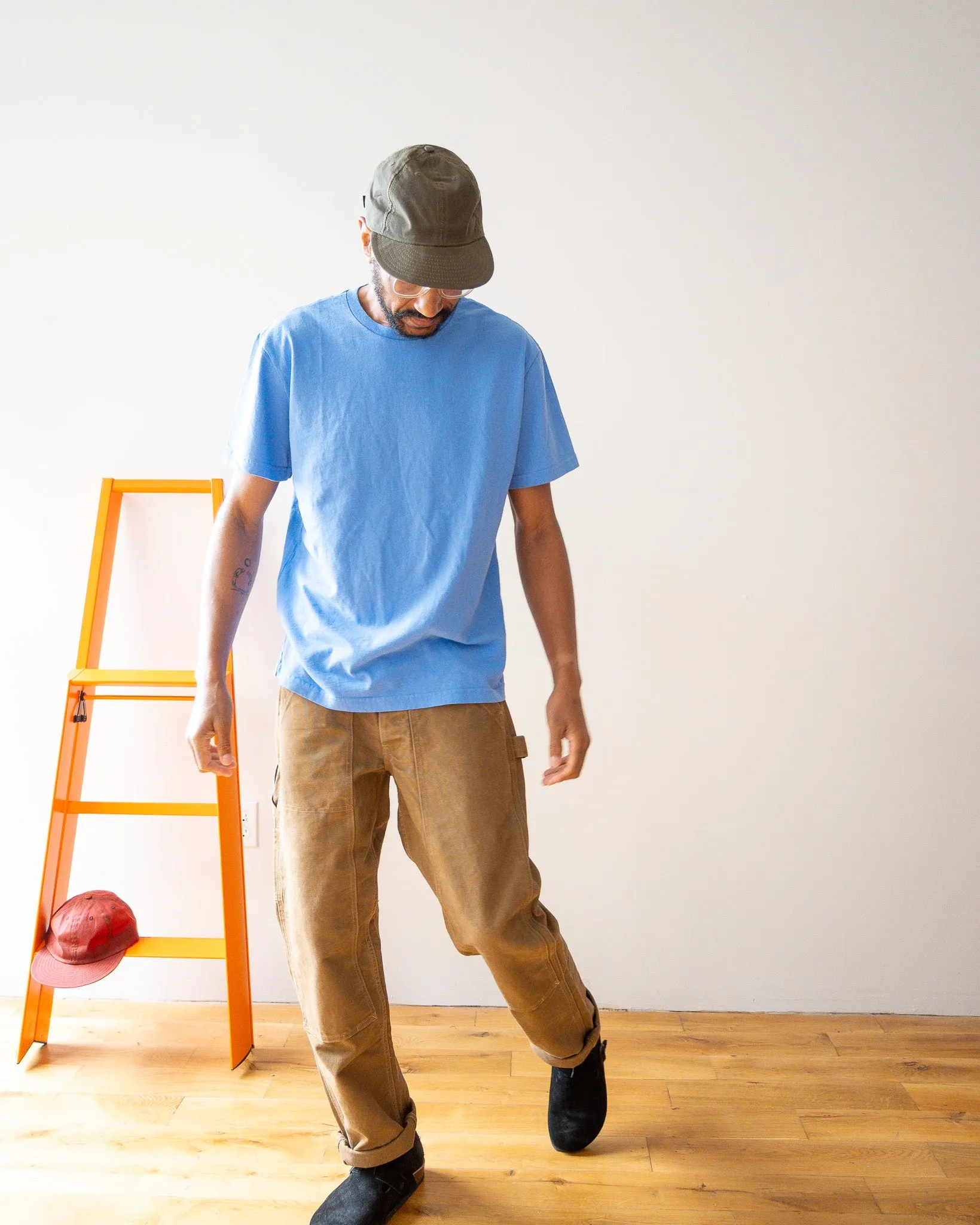 Mid Weight Short Sleeve Tee - Polo Blue sold by Grown & Sewn product image thumbnail 3