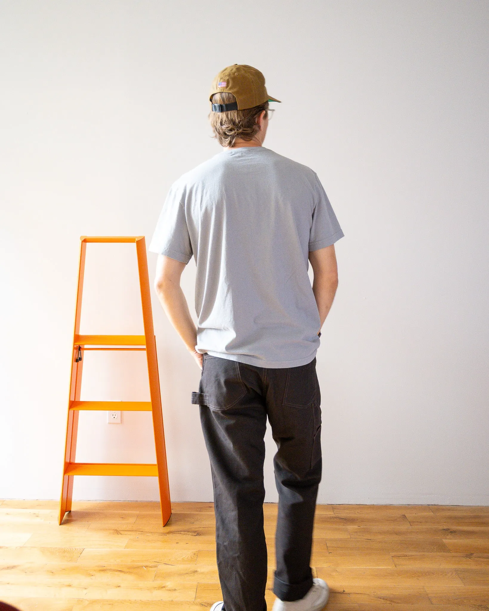 Mid Weight Short Sleeve Tee - Pewter sold by Grown & Sewn product image thumbnail 2