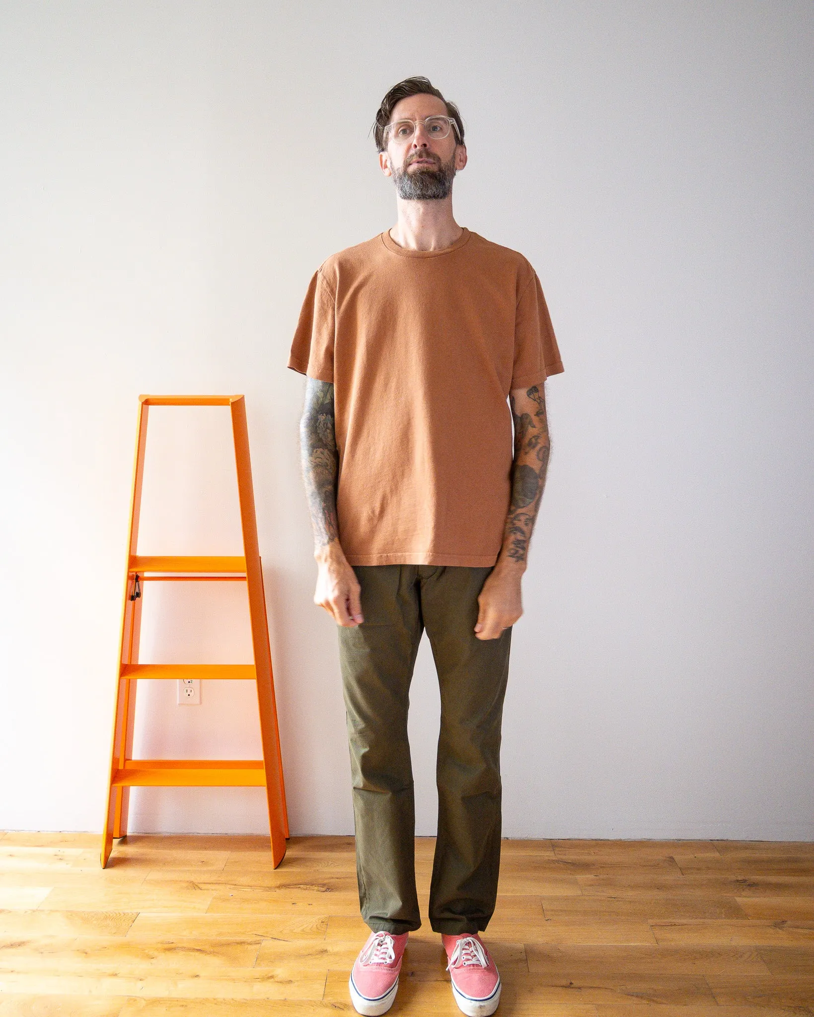 Mid Weight Short Sleeve Tee - Clay sold by Grown & Sewn